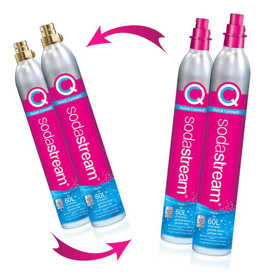 Local SodaStream CO2 Refill Service - Quick Connect Cylinder